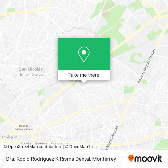 Mapa de Dra. Rocío Rodríguez K-Risma Dental