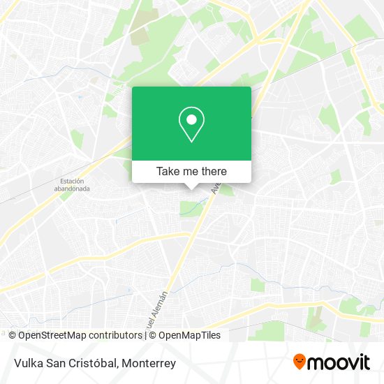 Vulka San Cristóbal map