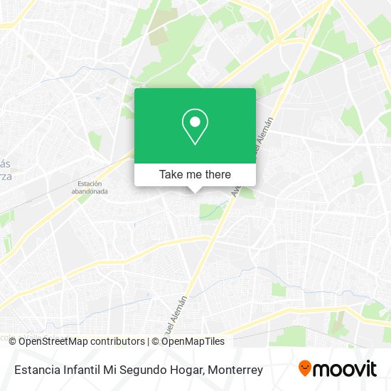 Estancia Infantil Mi Segundo Hogar map
