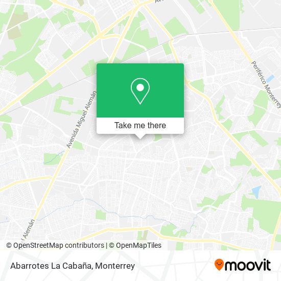 Mapa de Abarrotes La Cabaña
