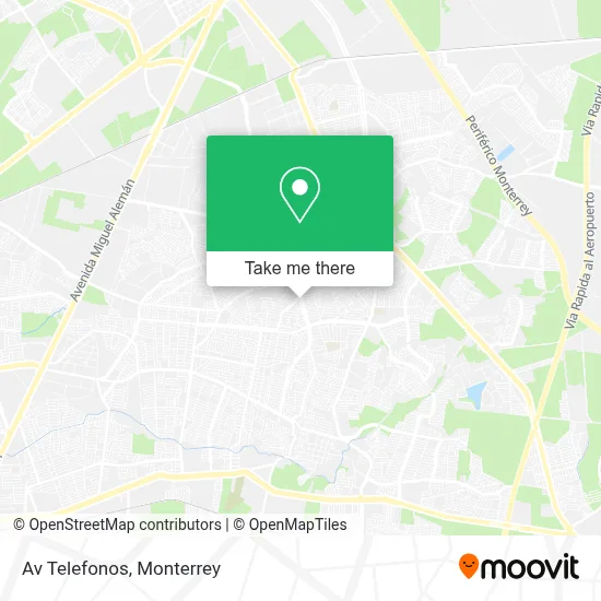 Av Telefonos map
