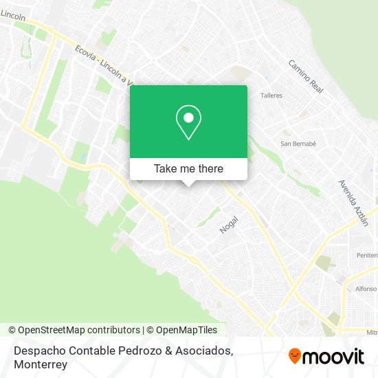 Mapa de Despacho Contable Pedrozo & Asociados