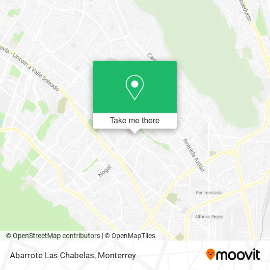 Abarrote Las Chabelas map