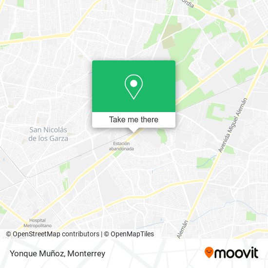 Mapa de Yonque Muñoz