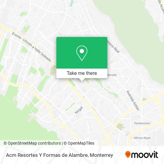 Acm Resortes Y Formas de Alambre map