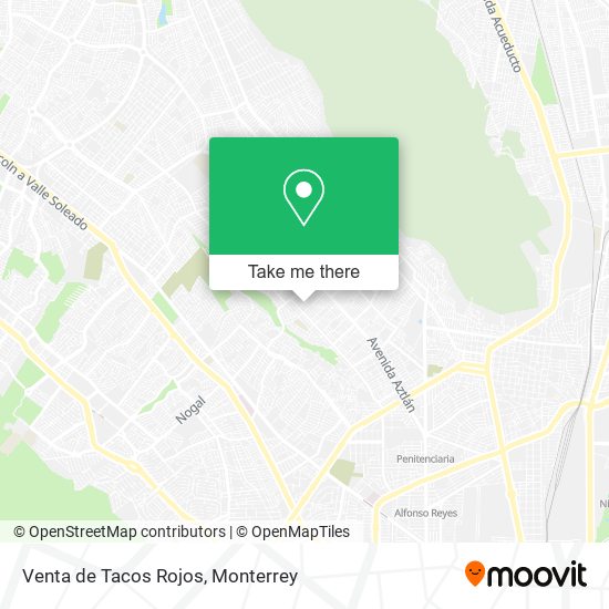 Venta de Tacos Rojos map