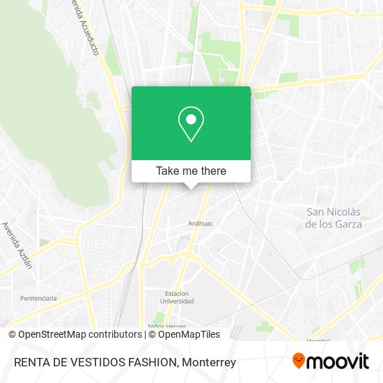 Mapa de RENTA DE VESTIDOS FASHION