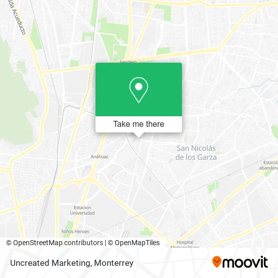 Uncreated Marketing map