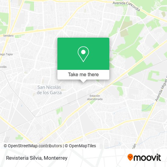 Revisteria Silvia map