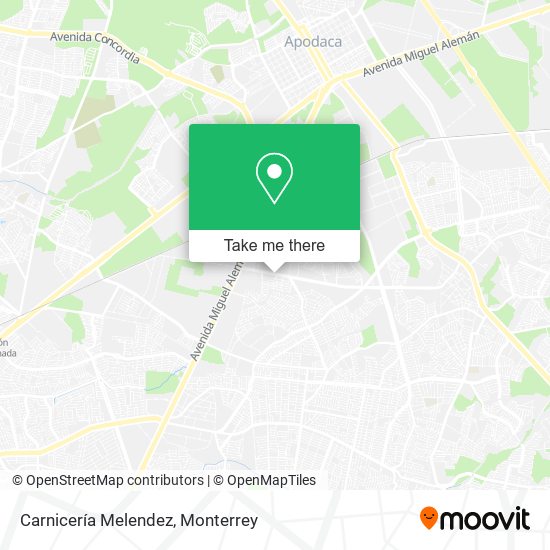 Carnicería Melendez map