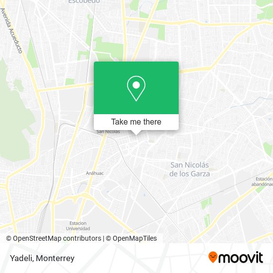 Mapa de Yadeli