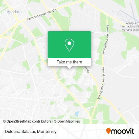 Mapa de Dulceria Salazar