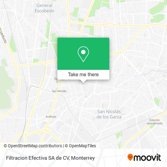 Filtracion Efectiva SA de CV map