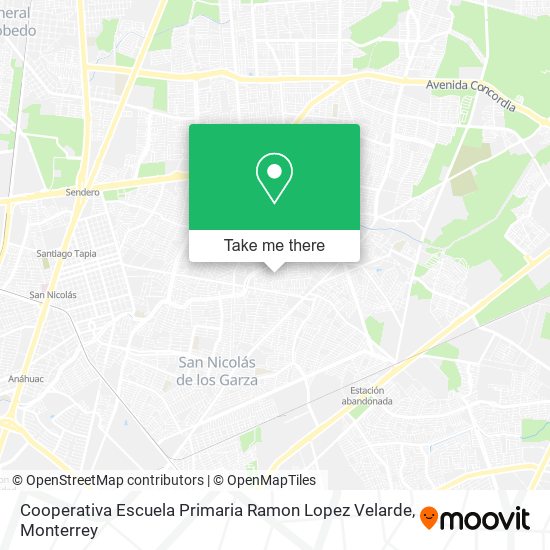 Mapa de Cooperativa Escuela Primaria Ramon Lopez Velarde