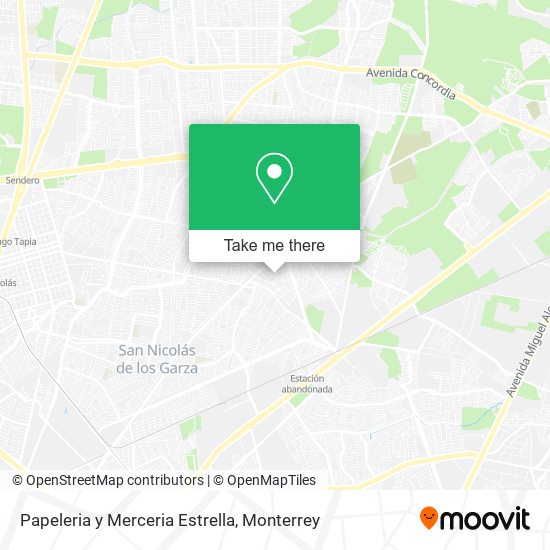 Papeleria y Merceria Estrella map