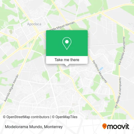 Modelorama Mundo map