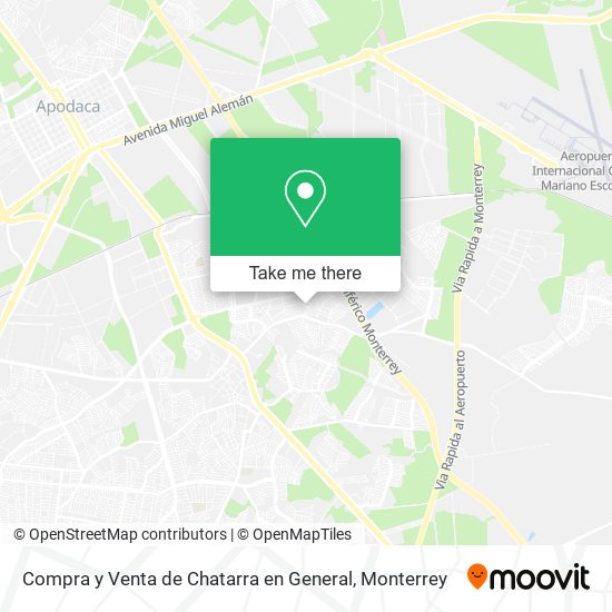 Mapa de Compra y Venta de Chatarra en General