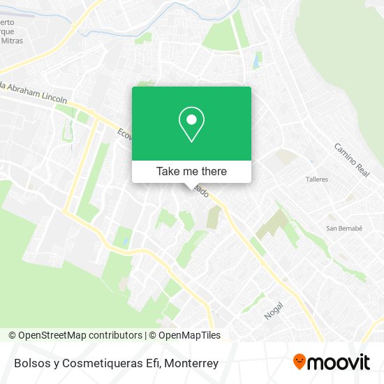 Bolsos y Cosmetiqueras Efi map