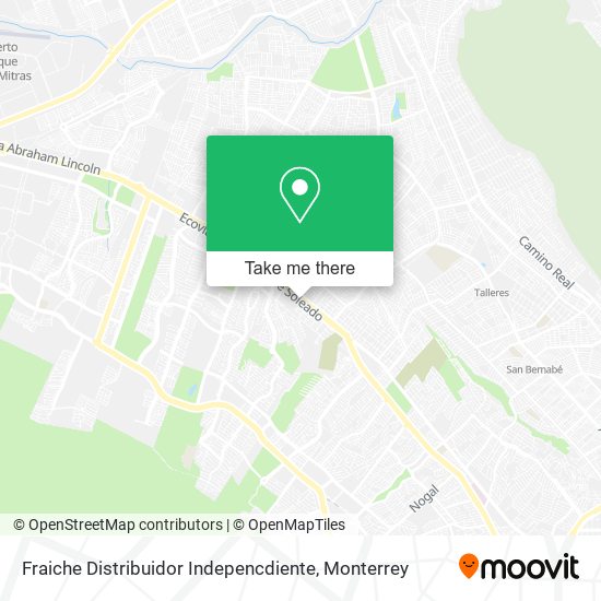 Fraiche Distribuidor Indepencdiente map