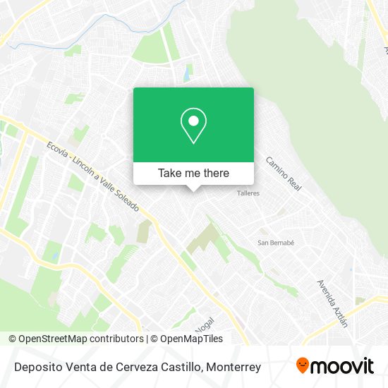 Deposito Venta de Cerveza Castillo map