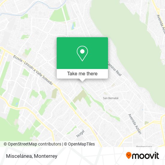 Mapa de Miscelánea