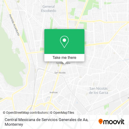 Central Mexicana de Servicios Generales de Aa map