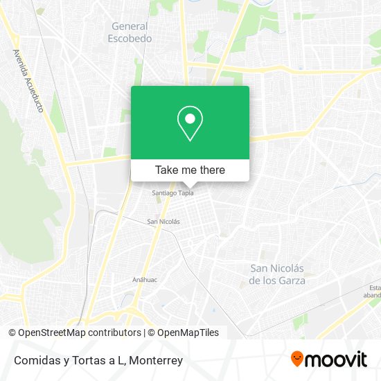 Comidas y Tortas a L map
