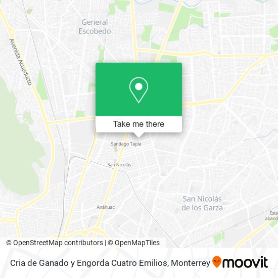 Cria de Ganado y Engorda Cuatro Emilios map