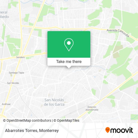 Abarrotes Torres map