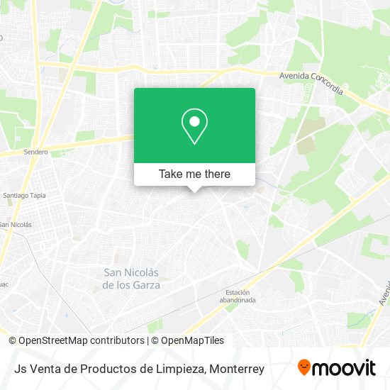 Mapa de Js Venta de Productos de Limpieza