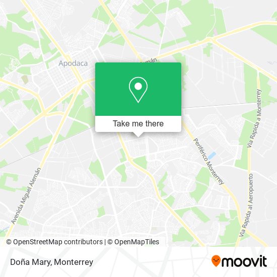 Mapa de Doña Mary