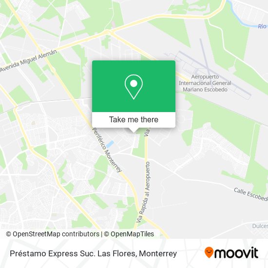 Préstamo Express Suc. Las Flores map
