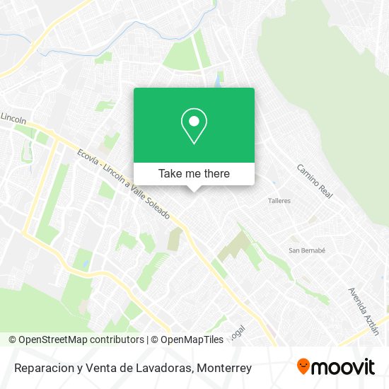 Reparacion y Venta de Lavadoras map