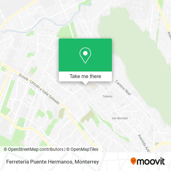 Ferreteria Puente Hermanos map