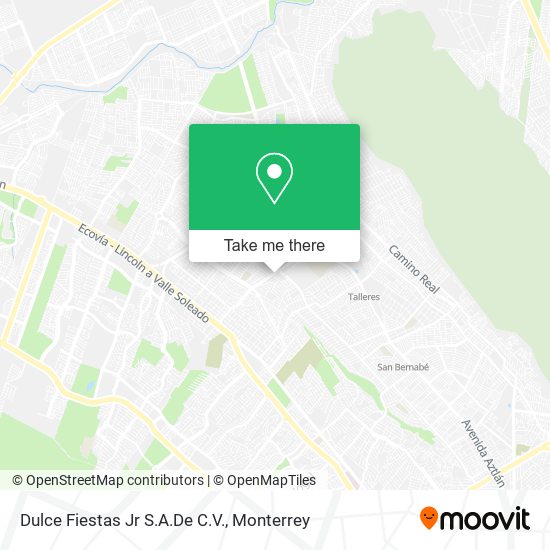 Dulce Fiestas Jr S.A.De C.V. map