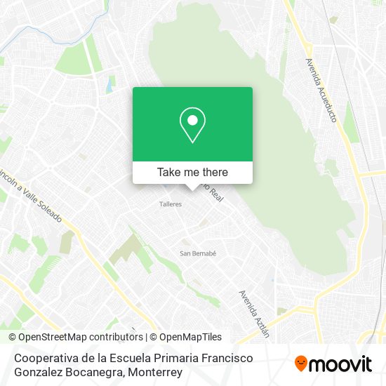 Cooperativa de la Escuela Primaria Francisco Gonzalez Bocanegra map