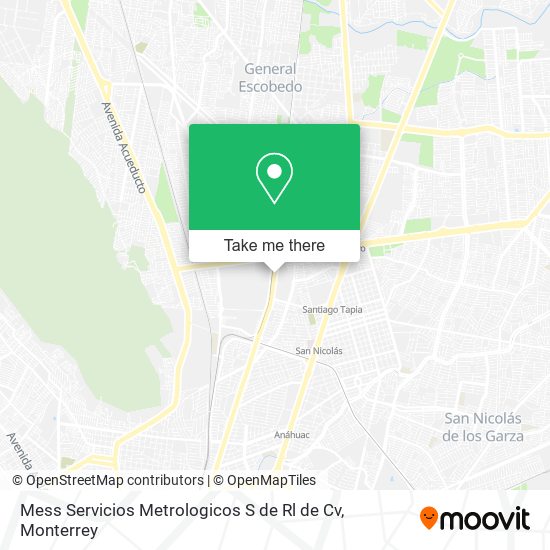 Mess Servicios Metrologicos S de Rl de Cv map
