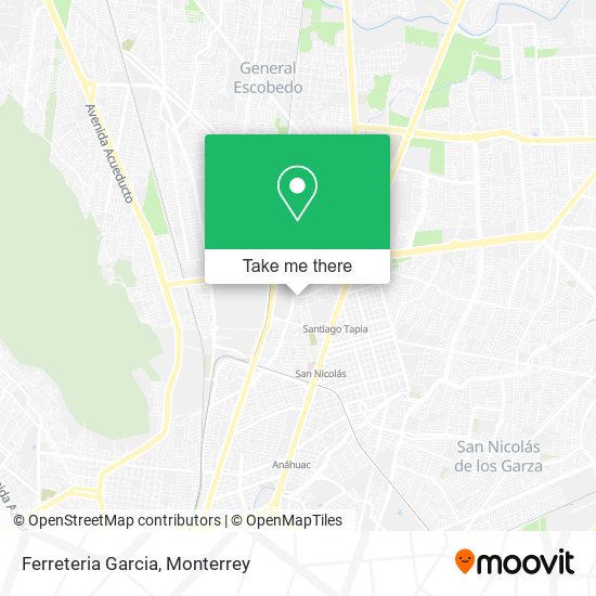Mapa de Ferreteria Garcia