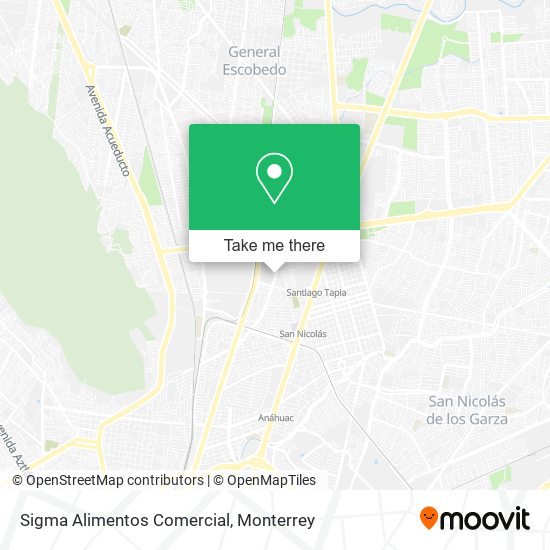 Sigma Alimentos Comercial map