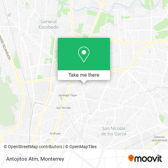 Mapa de Antojitos Atm