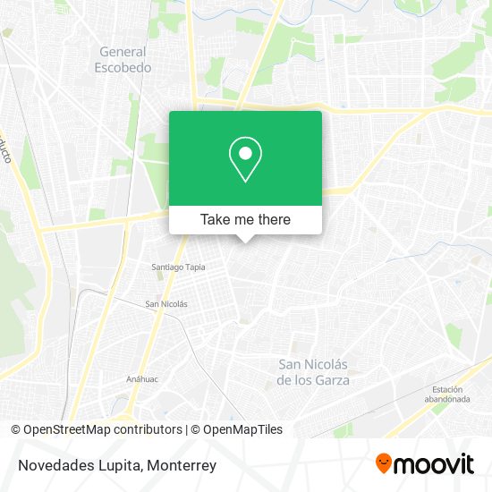 Mapa de Novedades Lupita