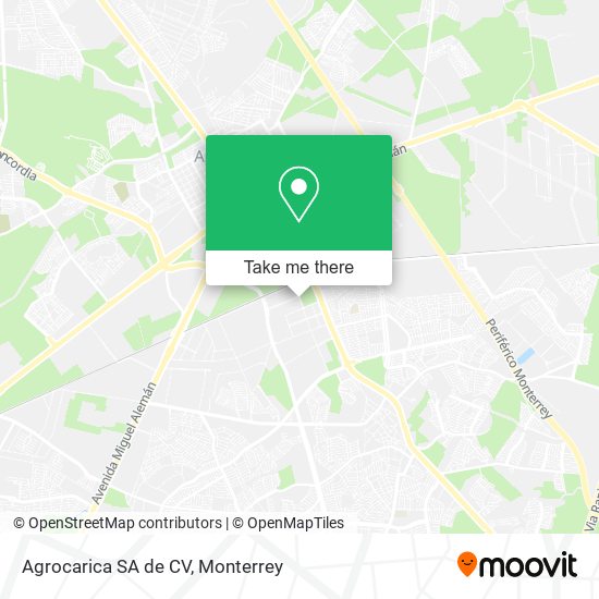 Agrocarica SA de CV map