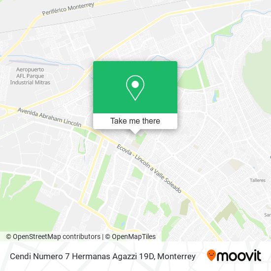 Cendi Numero 7 Hermanas Agazzi 19D map