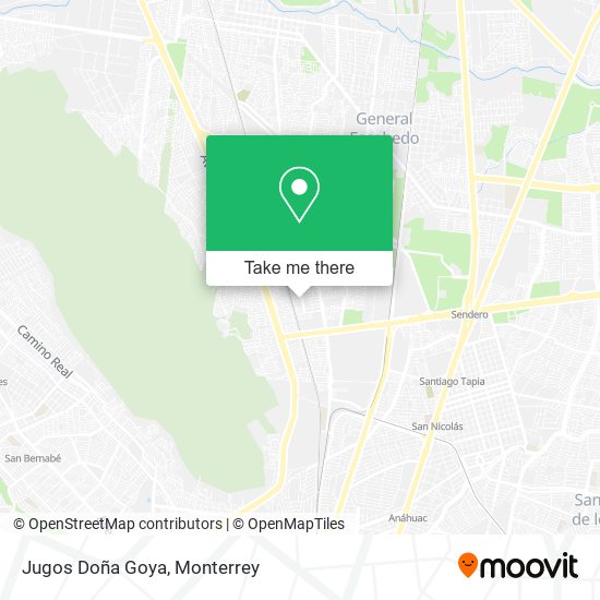 Jugos Doña Goya map