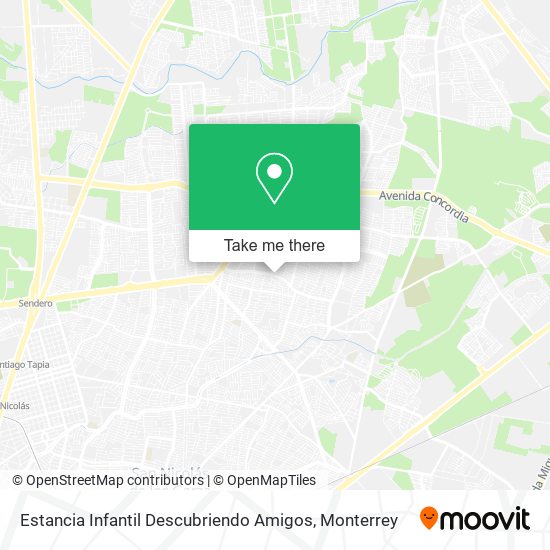 Estancia Infantil Descubriendo Amigos map