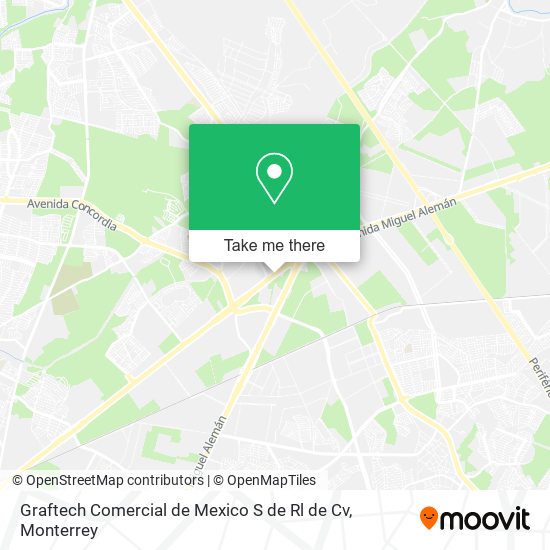 Graftech Comercial de Mexico S de Rl de Cv map