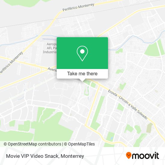 Mapa de Movie VIP Video Snack