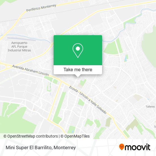 Mini Super El Barrilito map