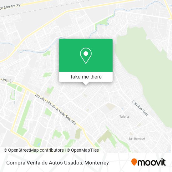 Mapa de Compra Venta de Autos Usados