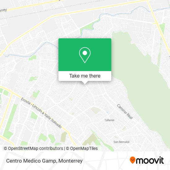 Centro Medico Gamp map